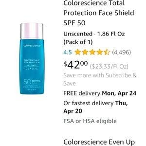COLORscience faceshield spf 50